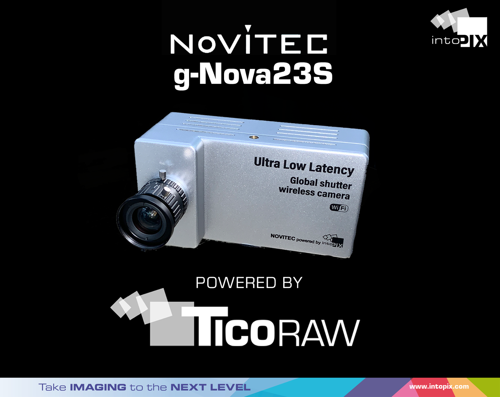 intoPIX 宣佈將TicoRAW集成到新的 Novitec 工業相機產品群組